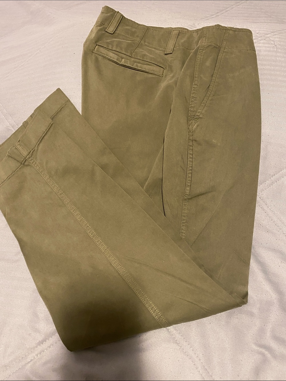 GAP Downtown Khaki Pants in Olive Green Size 10